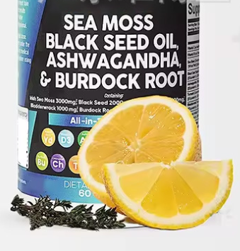 Sea Moss Supplement Capsules (One Box)